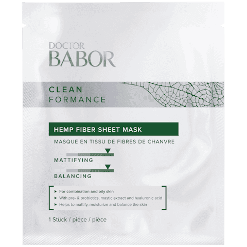 BABOR CLEANFORMANCE Hemp Fiber Sheet Mask 1 piece - 1